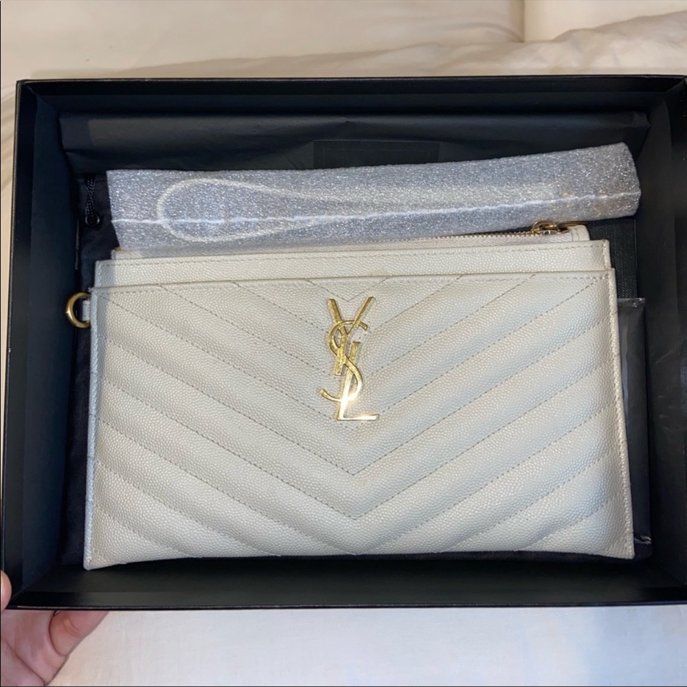 YSL pouch bag